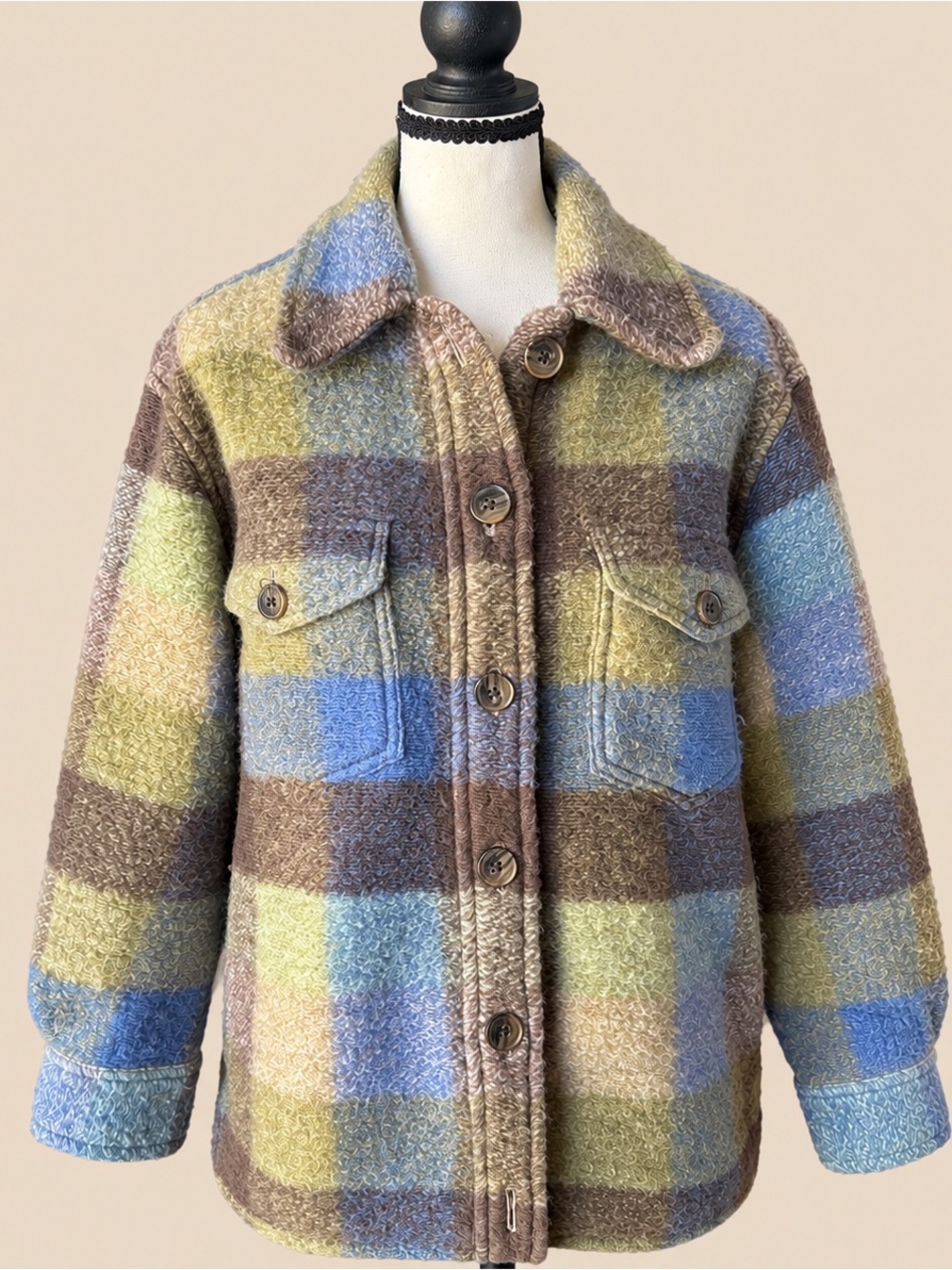 Wilfred Free Ganna Wool Blend Shacket XS NWT